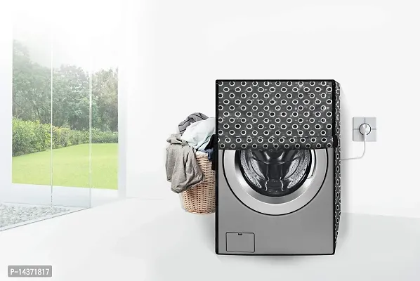 Stylista Washing Machine Cover Compatible for IFB 6 kg Diva Aqua SX Front Load Printed Pattern-thumb2