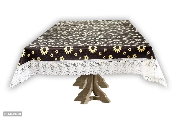 Stylista 10 Seater Dining Table Cover Size 60x120 Inches Floral Pattern-thumb2