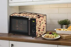 Stylista Microwave Oven Cover for Whirlpool 25 L Convection Magicook Elite Petals Pattern Yellow-thumb2