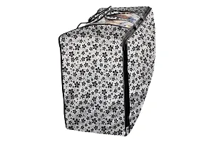 Stylista Storage Bag/Blanket Bag/Quilt Bag Small Size,Floral pattern grey-thumb2