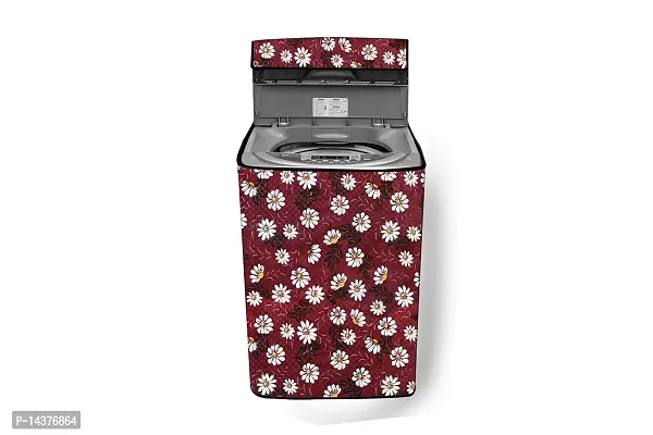 Stylista Washing Machine Cover Compatible for Bosch 6.5 Kg Fully-Automatic Top Load WOE654W0IN Printed