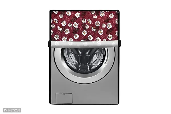 Stylista Washing Machine Cover Compatible for IFB 6 kg Diva Aqua SX Front Load Printed Pattern-thumb0