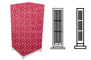 Stylista Cooler Cover Compatible for Cello Mega Tower 15 Liter Tower Cooler Frieze Pattern Red-thumb1