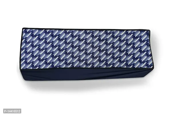 Stylista ac Cover of Indoor Unit for 1.5 ton Capacity Symmetric Pattern Blue