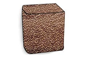 Stylista Top Load Semi Automatic Washing Machine Cover Compatible for Godrej 6.2 kg  6.5 Kg Polka dot Pattern Brown-thumb2