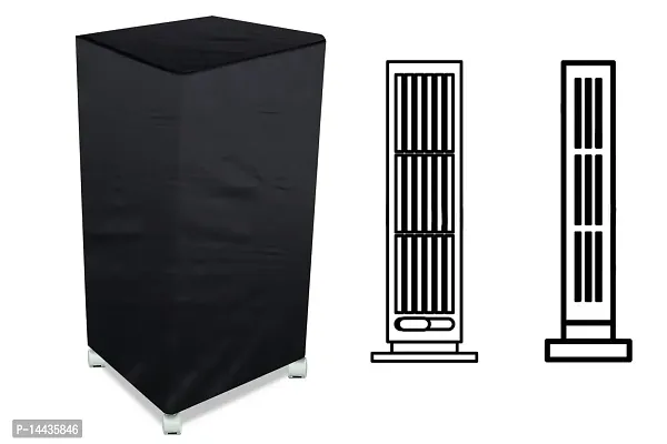 Stylista Cooler Cover Compatible for Butterfly Eco Smart Plus 25 Liter Tower Cooler Black Color