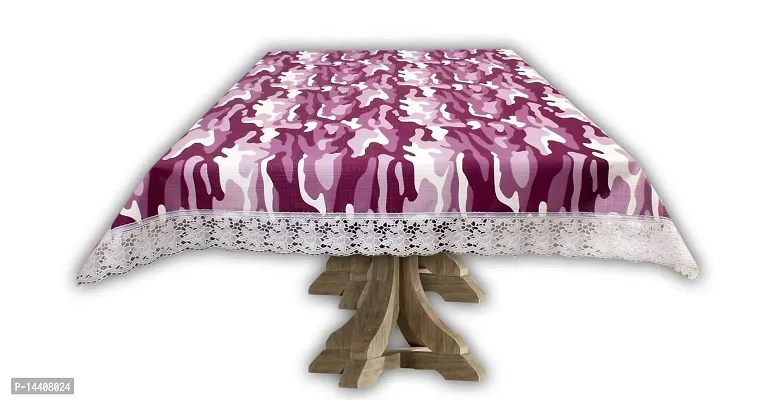 Stylista Center Table Cover Size 40x60 Inches Camouflage Pattern Purple-thumb5