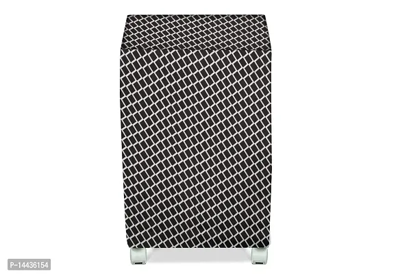 Stylista Cooler Cover Compatible for Kumaka Plastic Kmk-Tf23-F 23 Liter Tower Cooler Check Grey-thumb3