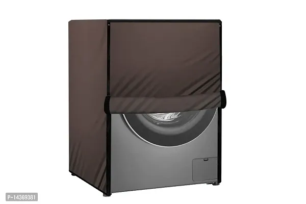 Stylista Washing Machine Cover Compatible for Bosch 6 kg WAB16161IN Front Load Coffee-thumb0