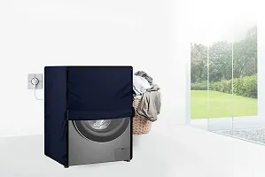 Stylista Waterproof Front Load Washing Machine Cover Compatible for LG 8 kg  9 Kg Blue-thumb1