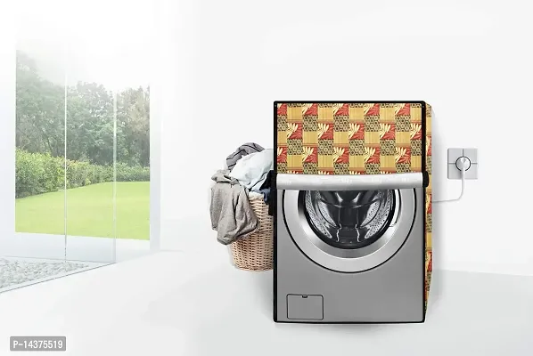 Stylista Washing Machine Cover Compatible for LG 6 kg Inverter Front Load FH0FANDNL02 Waterproof  Dustproof-thumb2