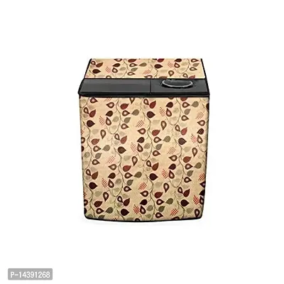 Stylista Washing Machine Cover Compatible for Godrej WS Edge 700 CT semi Automatic Random Pattern-thumb0