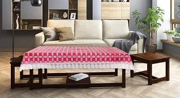 Stylista 2 Seater Table Cover Size 45x70 Inches Checkered Pattern Magenta-thumb1