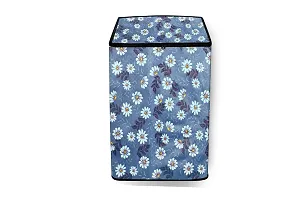 Stylista Washing Machine Cover Compatible for Bosch 6.5 Kg Fully-Automatic Top Load WOE654W0IN Printed-thumb2