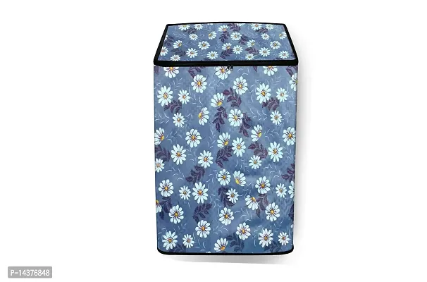 Stylista Washing Machine Cover Compatible for Bosch 6.5 Kg Fully-Automatic Top Load WOE654W0IN Printed-thumb3