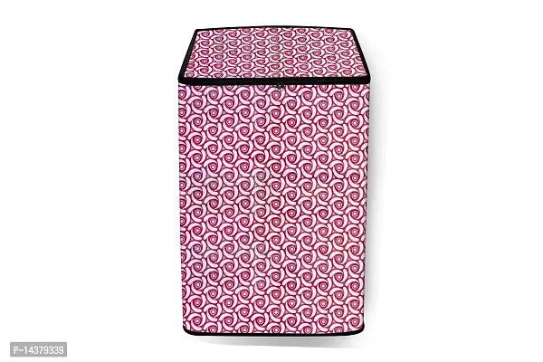 Stylista Washing Machine Cover Compatible for Lloyd Fully Automatic Top Load 8 KG?(LWMT80TL), Printed Pattern-thumb3