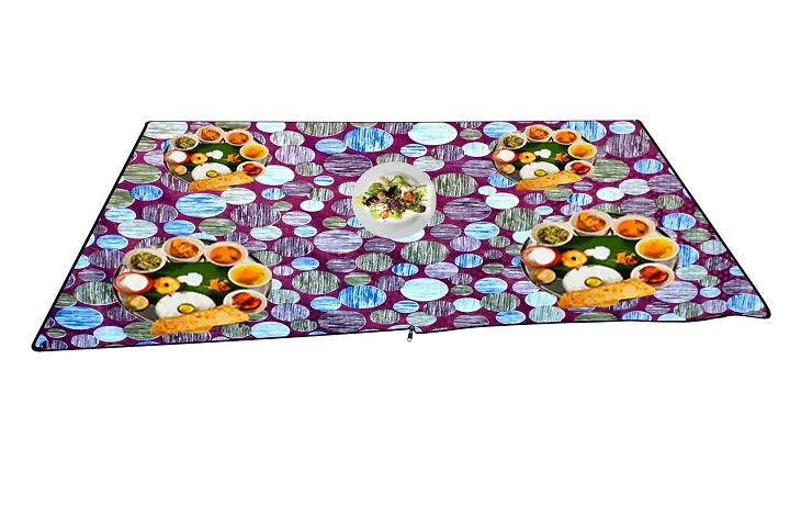 Stylista Bed Server Food mats/Outdoor Picnic mat PVC Reversible WxL in Inches 36x36