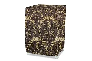 Stylista Cooler Cover Compatible for V-Guard Aikido 70 Liter Desert Cooler Floral Pattern Brown-thumb1