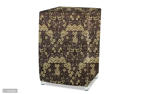 Stylista Cooler Cover Compatible for V-Guard Aikido 70 Liter Desert Cooler Floral Pattern Brown-thumb2