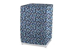 Stylista Air Cooler Cover Compatible for Kumaka Plastic Kmk-Tf23-F 23 LTR Tower Cooler, Ployester, Floral Pattern Blueish Grey-thumb1