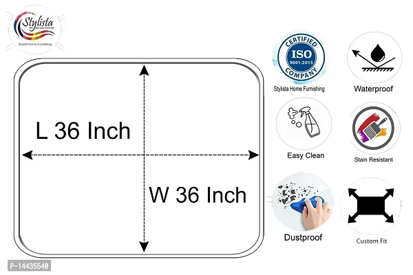 Stylista 4 Seater Transparent Table Cover 0.15 mm Thickness-thumb4