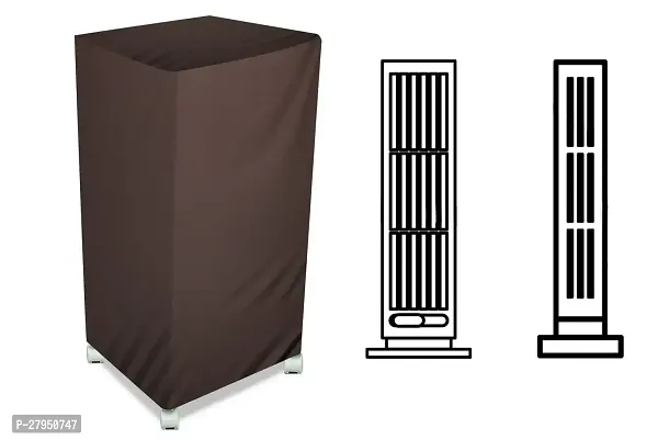 Stylista Cooler Cover Compatible for Kumaka Plastic Kmk-Tf23-F 23 Liter Tower Cooler Coffee Color