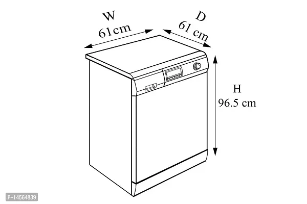 Stylista Washing Machine Cover Compatible for LG Fully-Automatic Top Loading-thumb4