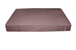 Stylista Mattress Protector Hypoallergenic/Waterproof Polyester Single Bed Size LxW 78x36 Coffee-thumb2