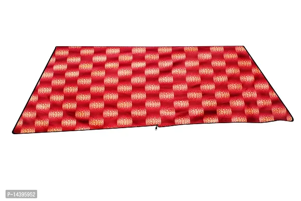 Stylista Bed Server Food mats/Outdoor Picnic mat Reversible WxL in Inches 36x27 can be Doubled up to WxL 36x54-thumb5