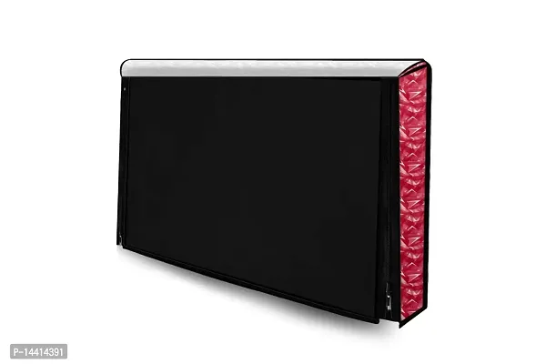 Stylista Waterproof LED TV Cover for All 50 Inch Models Frieze Pattern Red-thumb3