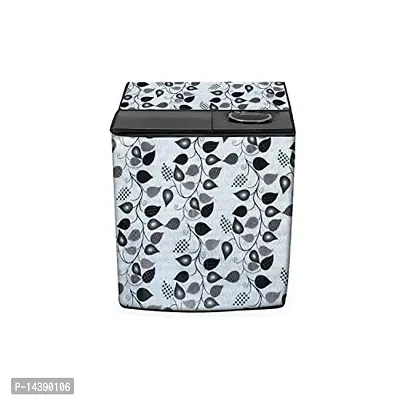 Stylista Washing Machine Cover Compatible for Godrej WS Edge 700 CT semi Automatic Random Pattern-thumb0