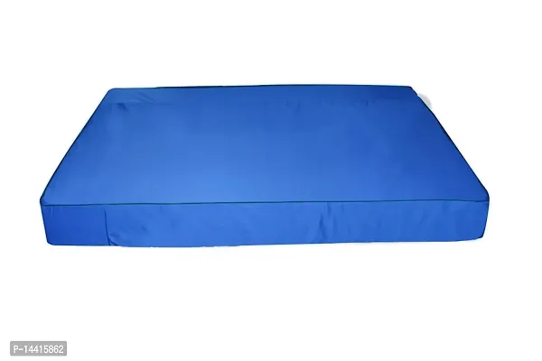 Stylista Mattress Protector Hypoallergenic/Waterproof Polyester Single Bed Size LxW 72x36 Royal Blue-thumb3