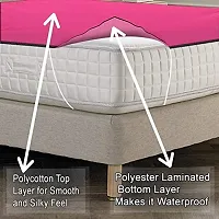 Stylista Bedsheet/Mattress Protector Waterproof/Hypoallergenic Polyester Bedsheet-thumb3