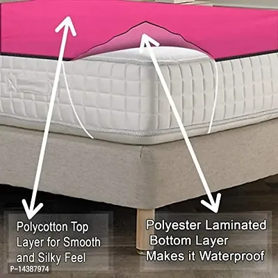 Stylista Bedsheet/Mattress Protector Waterproof/Hypoallergenic Polyester Bedsheet-thumb4