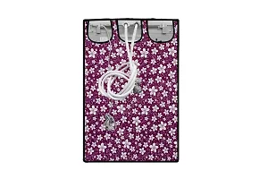 Stylista Washing Machine Cover Compatible for LG 7.0 Kg 5 Star Smart Inverter Fully-Automatic Top Loading Washing Machine T70SKSF1Z,? Floral Pattern Purple-thumb4