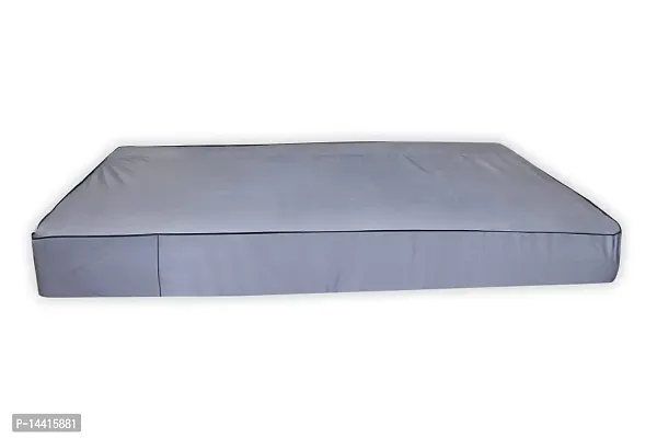 Stylista Mattress Protector Hypoallergenic/Waterproof Polyester Single Bed Size LxW 78x36 Grey-thumb3