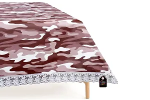 Stylista Waterproof Square 4 Seater Center Coffee Study Dining Table Cover Size 48x48 inches Camouflage Pattern Multicolor-thumb4