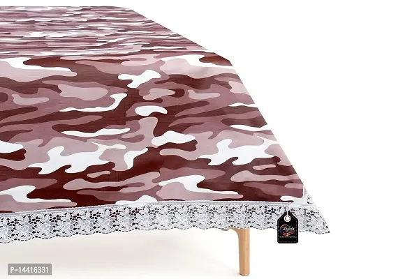 Stylista Waterproof Square 4 Seater Center Coffee Study Dining Table Cover Size 48x48 inches Camouflage Pattern Multicolor-thumb5