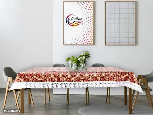 Stylista 6 Seater Dining Table Cover Size 60x90 Inches Packed Pattern Multicolor