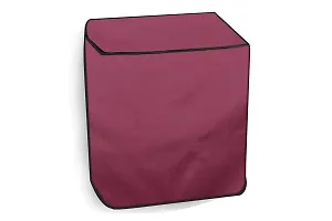 Stylista Washing Machine Cover Compatible for LG 11 kg semi Automatic Top Loading P1145SRAZ Magenta Solid-thumb2