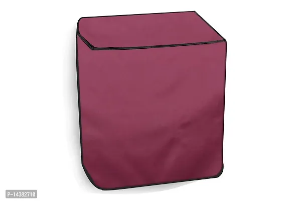 Stylista Washing Machine Cover Compatible for LG 11 kg semi Automatic Top Loading P1145SRAZ Magenta Solid-thumb3