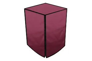 Stylista Washing Machine Cover Compatible for Front Load IFB Senator Aqua SX - 8 Kg Maroon-thumb4