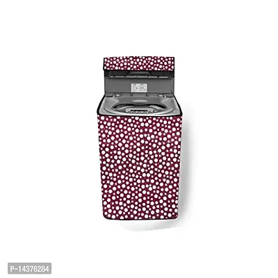Stylista Washing Machine Cover Compatible for LG 6.2 kg T7281NDDLG Fully Automatic Top Load, Printed Pattern