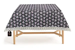 Stylista Square 4 Seater Center Coffee Study Dining Table Cover Size 48x48 Inches Floral Pattern Multicolor-thumb2