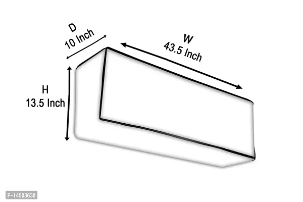 Stylista split ac cover set of indoor and outdoor unit Compatible for 1.5 Ton SAMSUNG AR18BYNZAWK Symmetric Pattern Voilet-thumb4