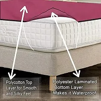 Stylista Bedsheet/Mattress Protector Waterproof/Hypoallergenic Polyester Bedsheet-thumb1