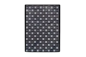 Stylista PVC Washing Machine Cover Compatible for Samsung 9 Kg Fully-Automatic Front Loading WW90K54E0UX, Basketweave Pattern Grey-thumb4