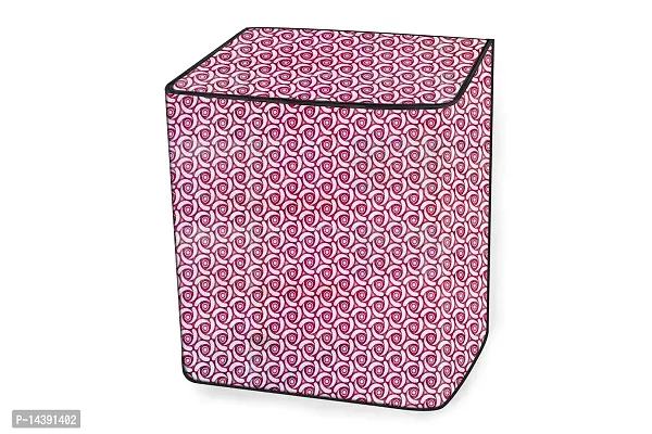 Stylista Washing Machine Cover Compatible for Whirlpool 8 Kg Semi-Automatic Top Load ACE 8.0 Turbo Dry Pink-thumb5