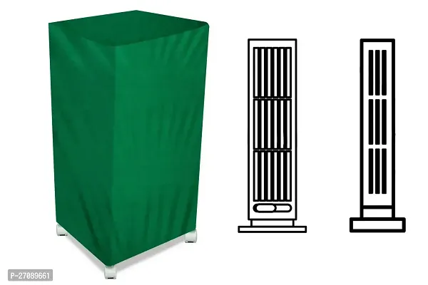 Stylish Cooler Cover Compatible For Kumaka Plastic Kmk-Tf23-F 23 Liter Tower Cooler Green