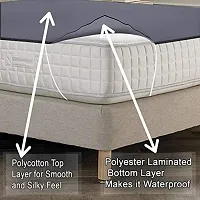 Stylista Bedsheet/Mattress Protector Waterproof/Hypoallergenic Polyester Bedsheet-thumb2